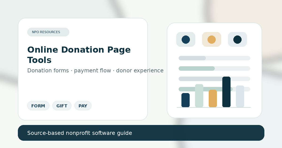 Online Donation Page Tools for Nonprofits hero image