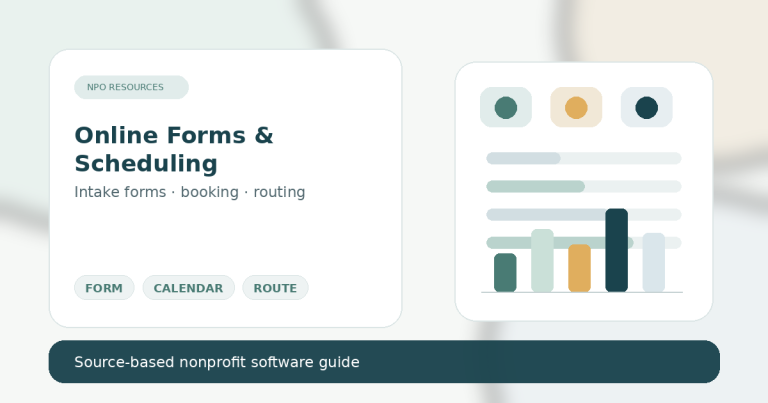 Online Form and Scheduling Tools for Nonprofits hero image