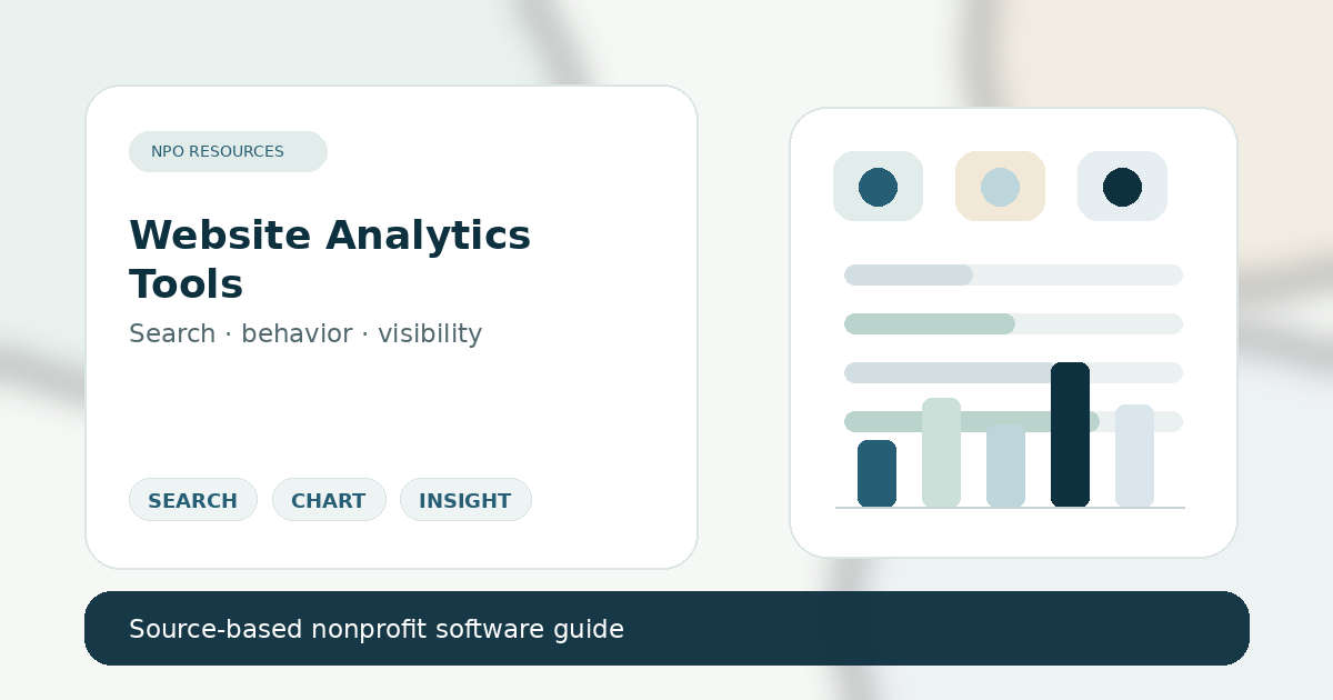 Website Analytics Tools for Nonprofits hero image