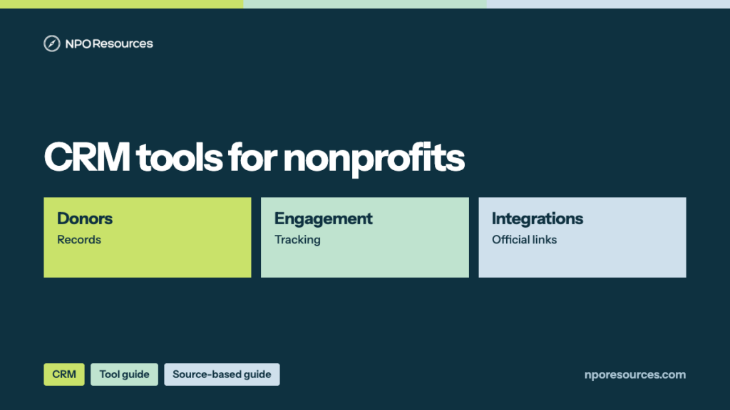 CRM Tools for Nonprofits: A Source-Based Guide