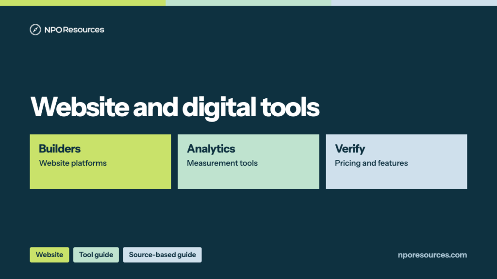 Website and Digital Tools for Nonprofits: A Source-Based Guide